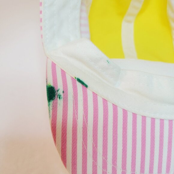 Kids Toddler Molang Embroidered 3D Adjustable Strips Pink Yellow Hat Cap READ - Picture 6 of 7